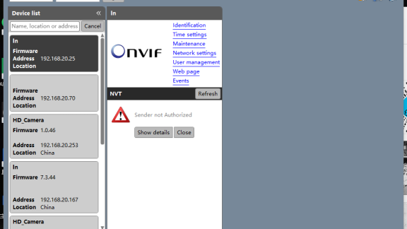 ONVIF Device Manager v2.2 onvif协议内网检测